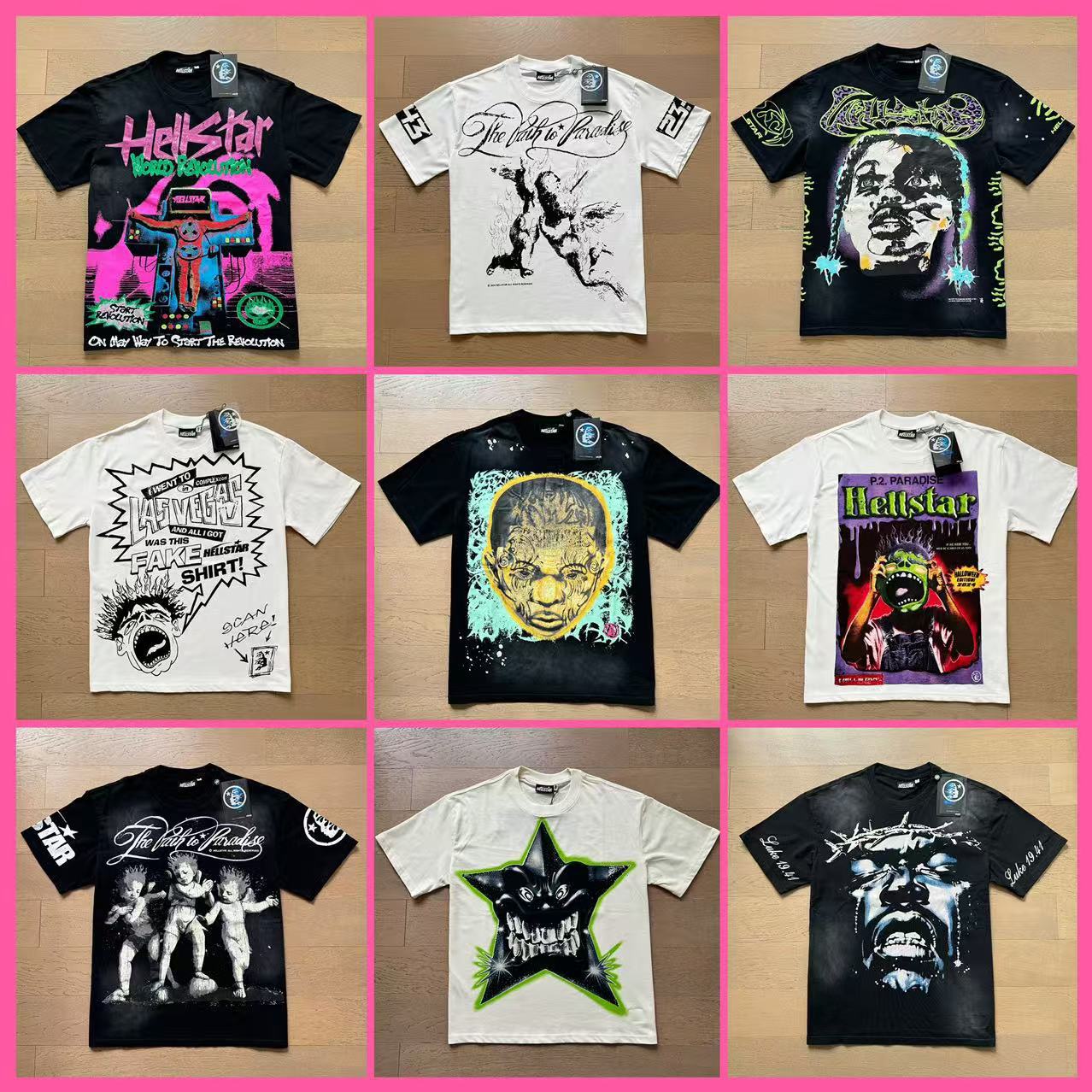 HS7102 New Colors Hellstar  NFC tee shirts