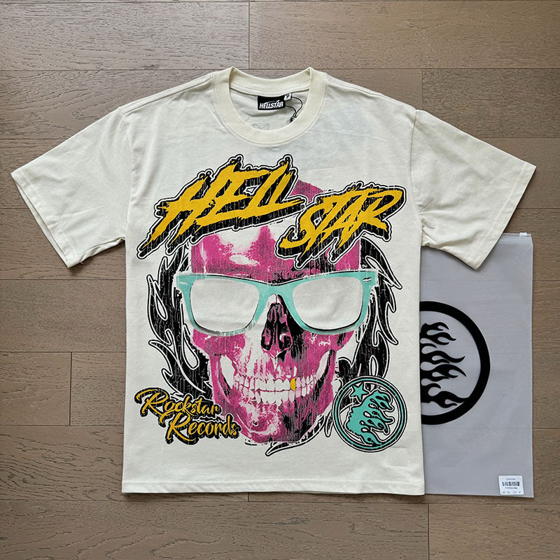 HS6201 New Colors Hellstar 100% Cotton laugh T shirts for men and women