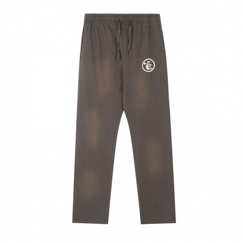 Hellstar Washed and Worn Hoodie Sweater Trousers Suit