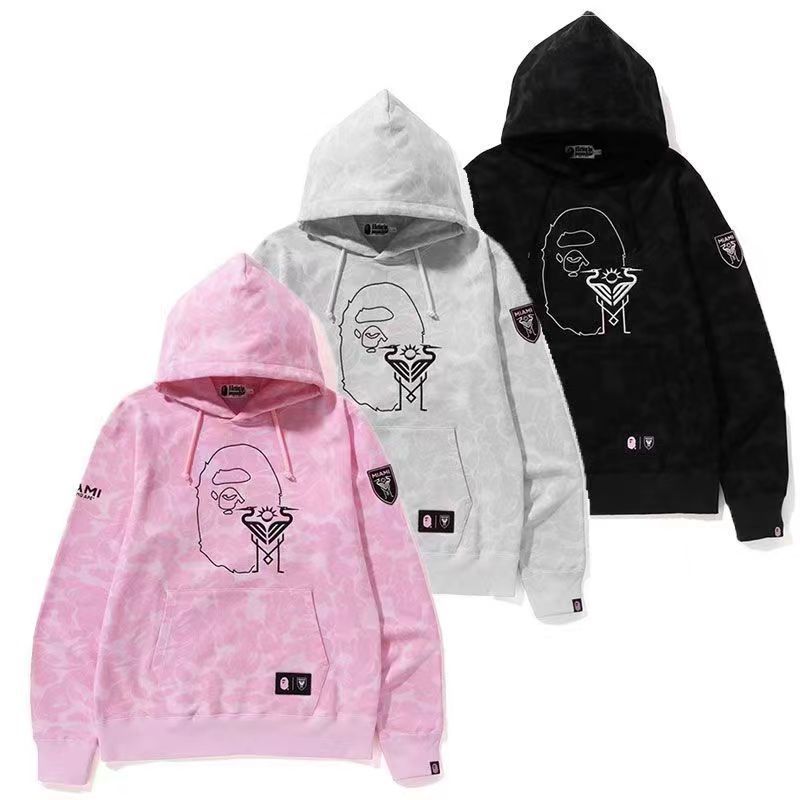 BAPE Shark Miami Crewneck Hoodie Sweatshirt