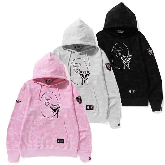 BAPE Shark Miami Crewneck Hoodie Sweatshirt