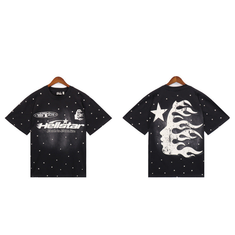 Hellstar original quality 1:1 tee shirts and shorts sets for men and women