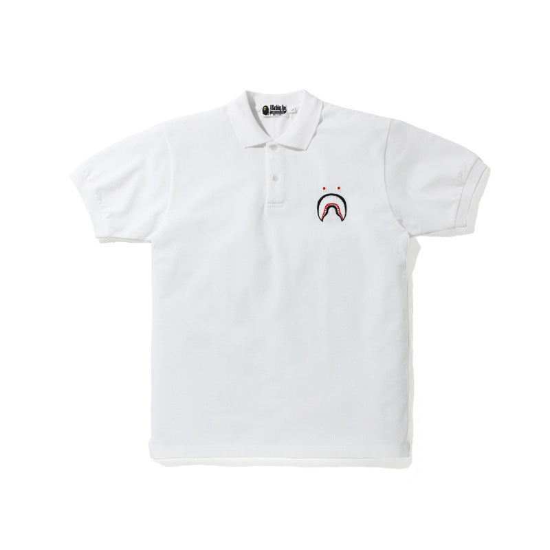 Bape Polo Men's and Women's T-shirt Short Sleeve