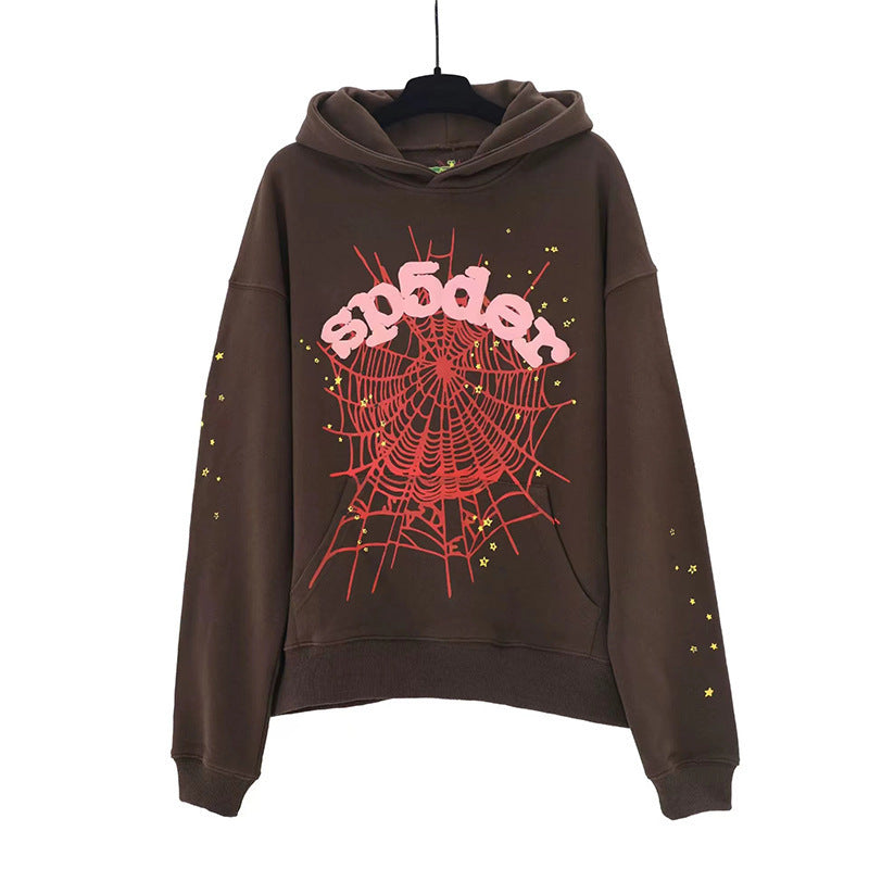 顶级 430gsm Sp5der 连帽衫 100% 纯棉男女连帽衫