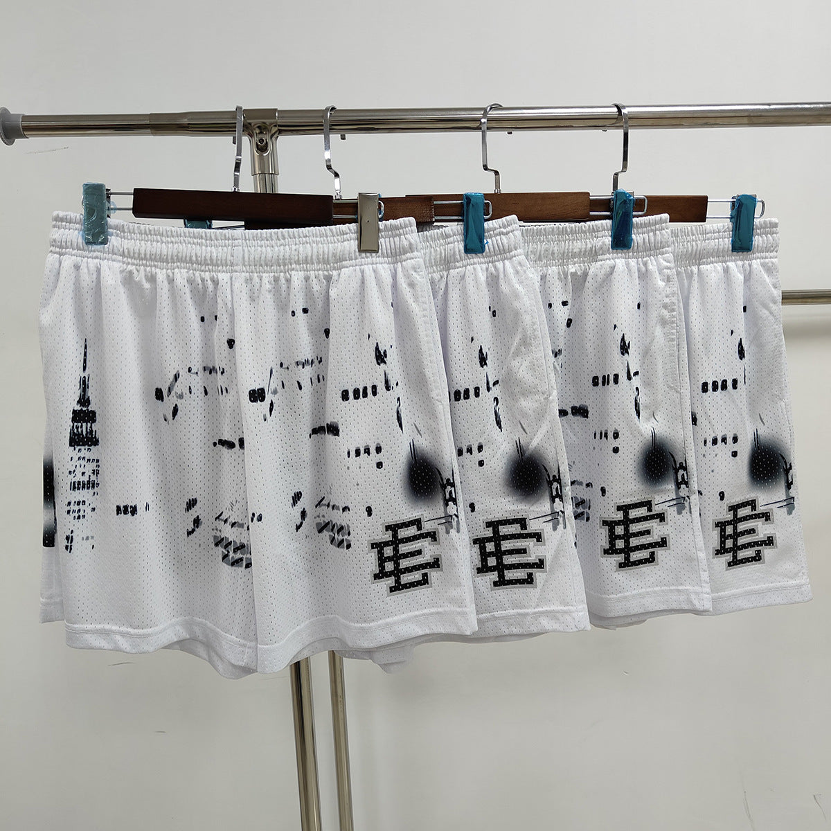 EE3001 Shorts Men's Casual Fitness Sports Pants  Eric Emanuel Breathable Quick-Drying Shorts