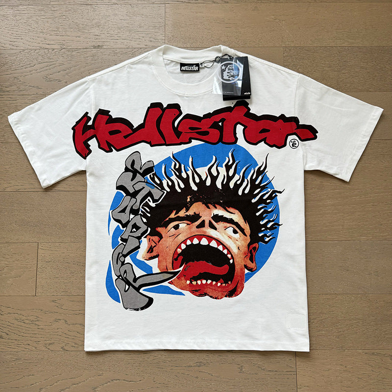 HS6201 New Colors Hellstar 100% Cotton laugh T shirts for men and women