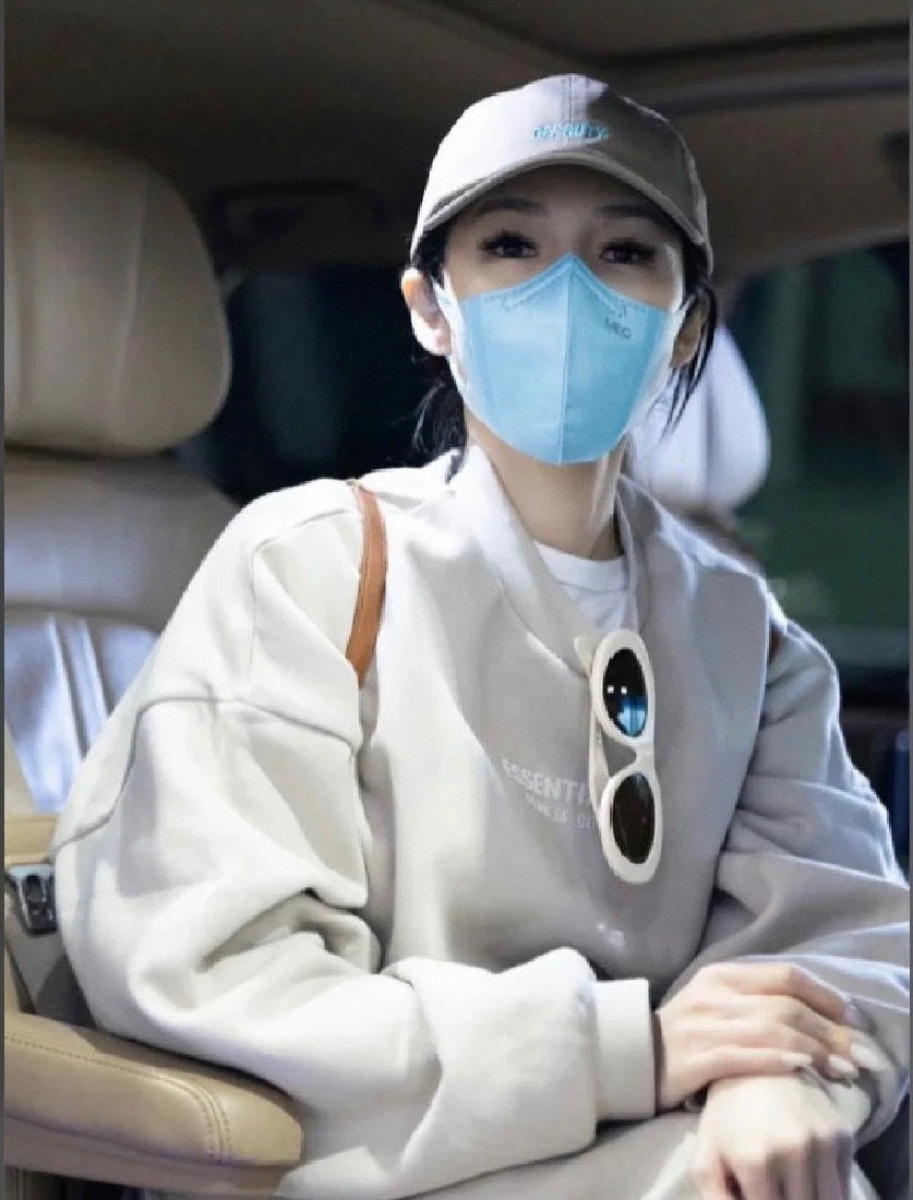 ESS Letter Fog Loose Fleece-lined Crew Neck Pullover Sweatshirt American Fashion Brand Men