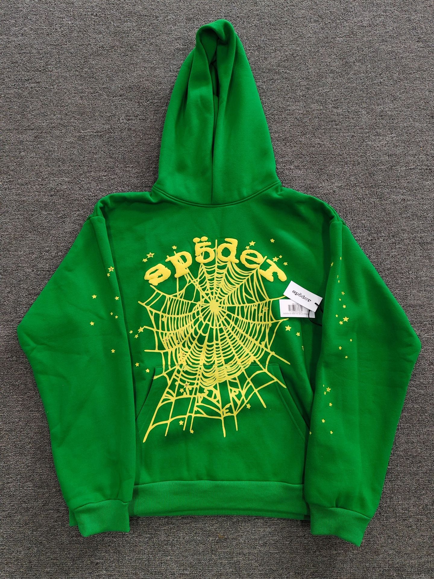 Sp5der Sweatshirt 555555 Heavy Sports Hoodie Brushed Hoody