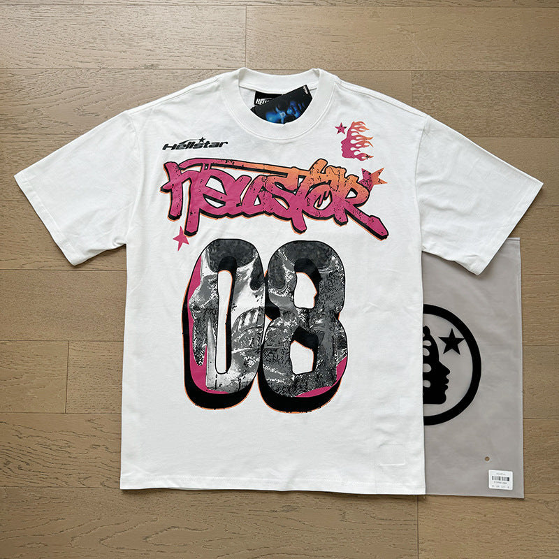 HS6201 New Colors Hellstar 100% Cotton laugh T shirts for men and women