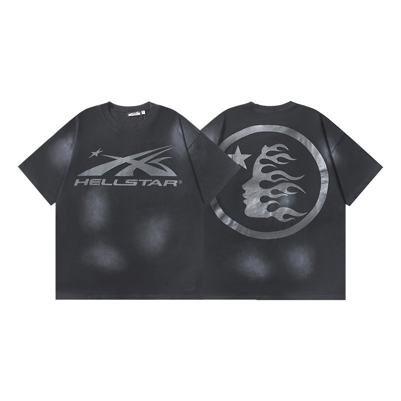 Hellstar Men's and Women's Loose Pullover Short Sleeve T-shirt
