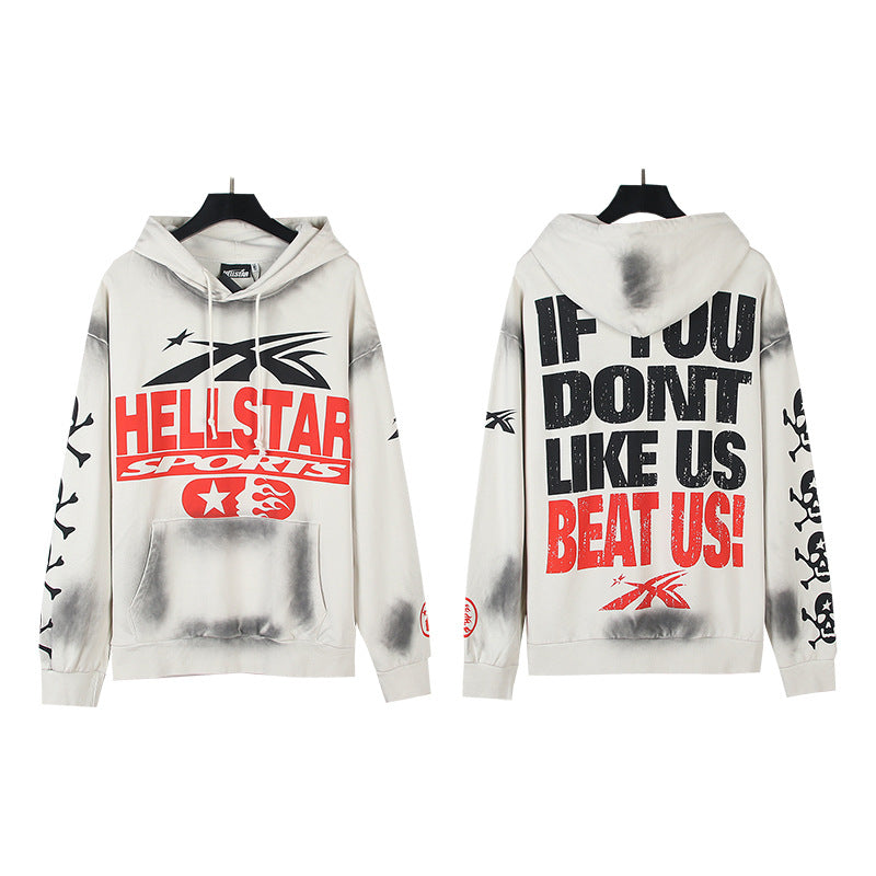 Hellstar Washed and Worn Hoodie Sweater Trousers Suit