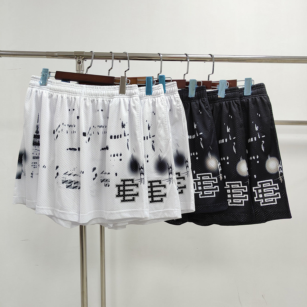 EE3001 Shorts Men's Casual Fitness Sports Pants  Eric Emanuel Breathable Quick-Drying Shorts