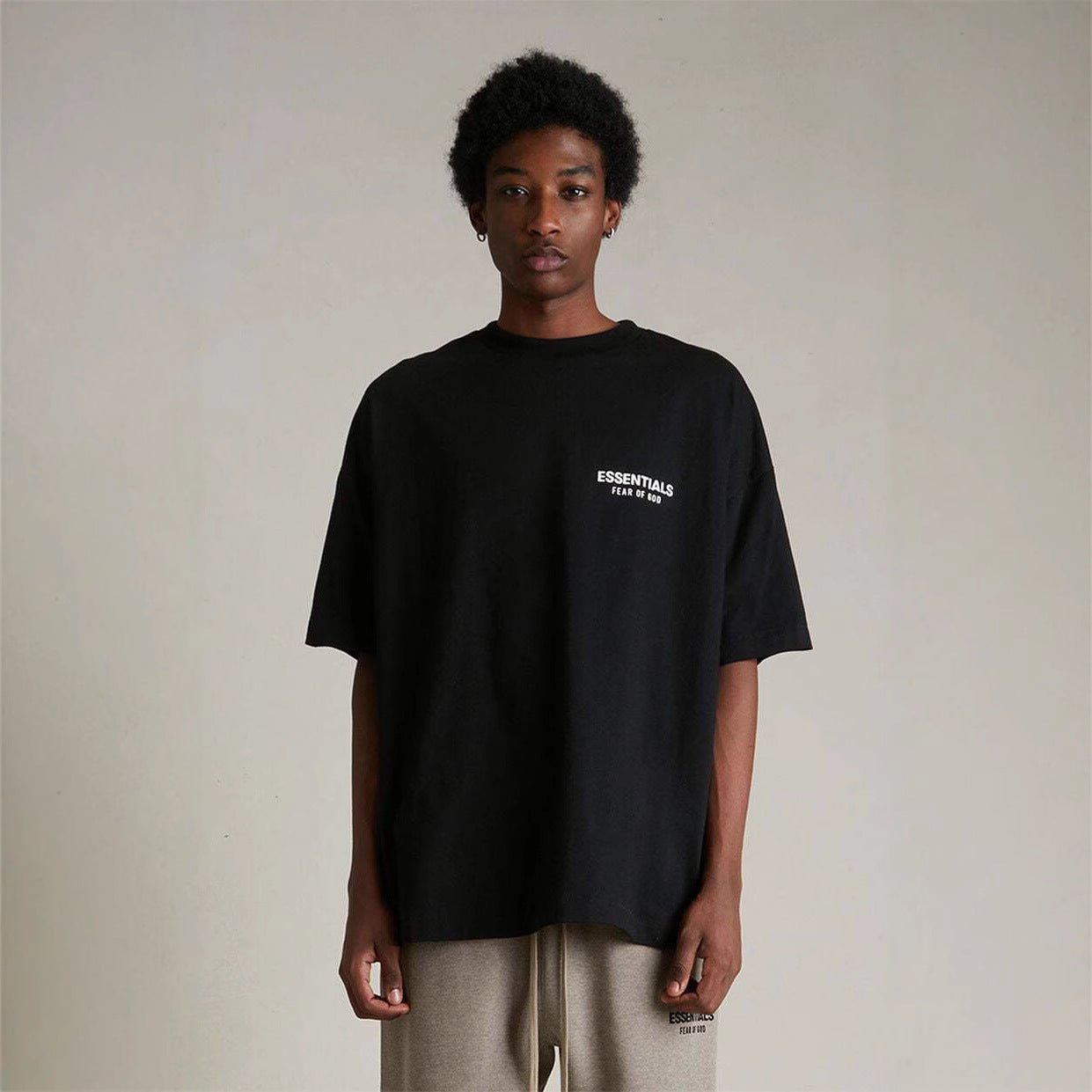 2025ss Short Sleeve T-shirt Hot Printed Pattern Essentials Fashion Brand T-shirt Shirt