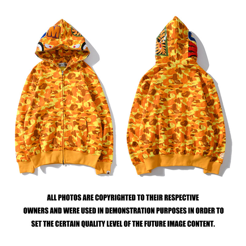 Bape Chicken Joint Name Shark Sweater Street Hooded Jacket Men and Women