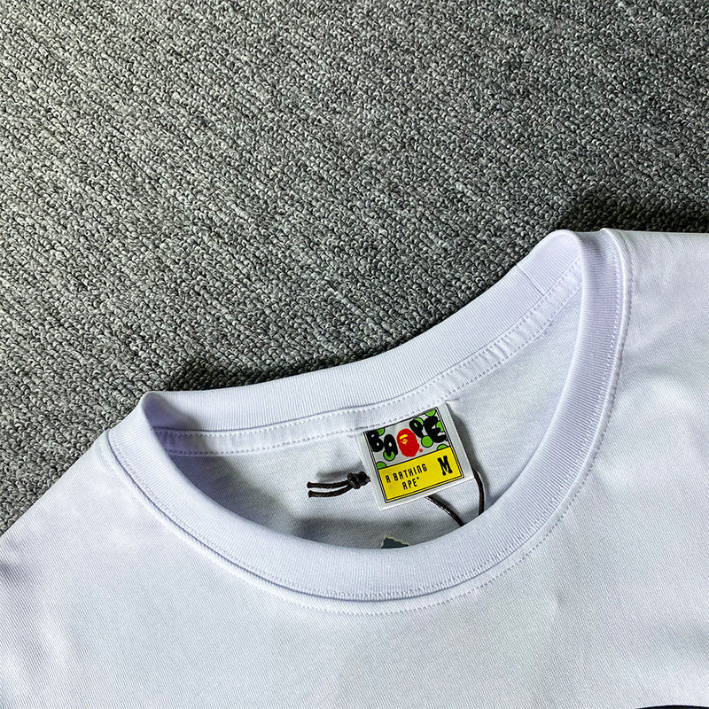 BAPE Short Sleeve T-shirt Cross Little Monkey