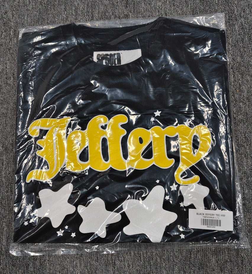 SP4001 sp5der T-shirt Letter Spider Web Short Sleeve Men's T-shirt