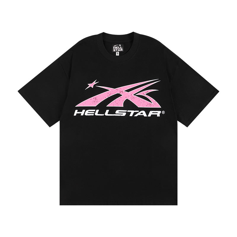 HS6001 Hellstar Fashion Brand Letters shorts Tee shirts