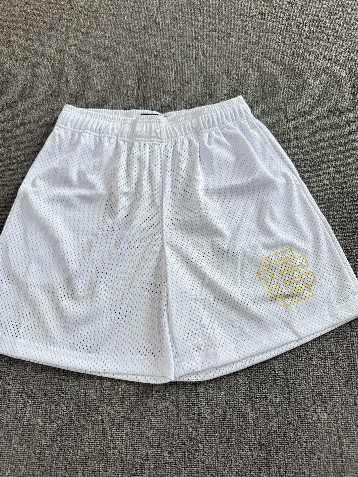 Eric Emanuel Shorts Sports Quick-Dry Pants Fitness Men Loose Fit Basketball Shorts Mesh Breathable Four-Quarter Shorts