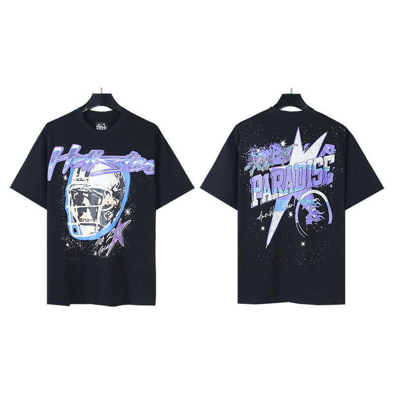 HS6001-1 Hellstar 100% cotton NFC short T shirt  for men