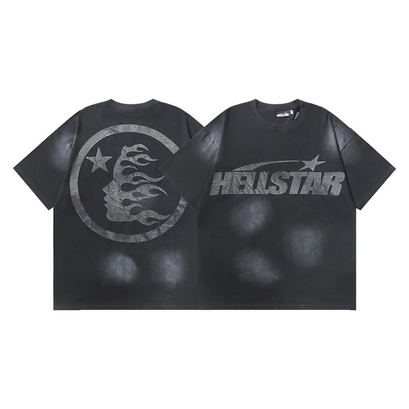 Hellstar Men's and Women's Loose Pullover Short Sleeve T-shirt