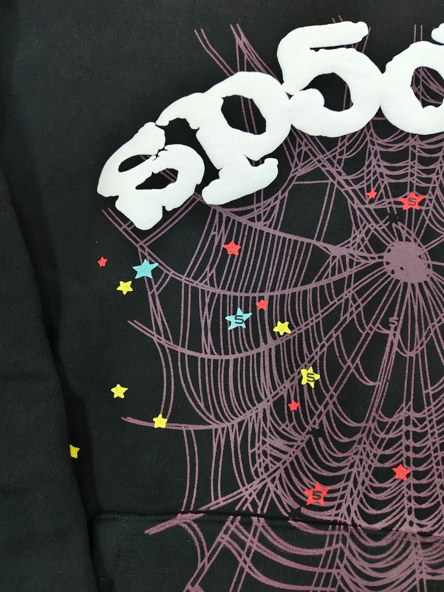 Sp5der Sweatshirt 555555 Heavy Sports Hoodie Brushed Hoody