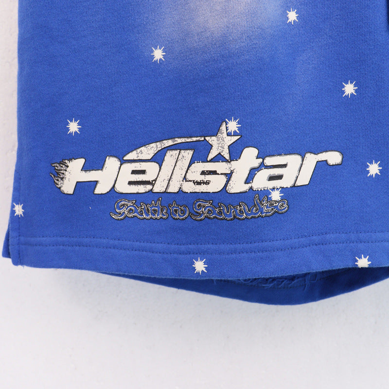 Hellstar original quality 1:1 tee shirts and shorts sets for men and women