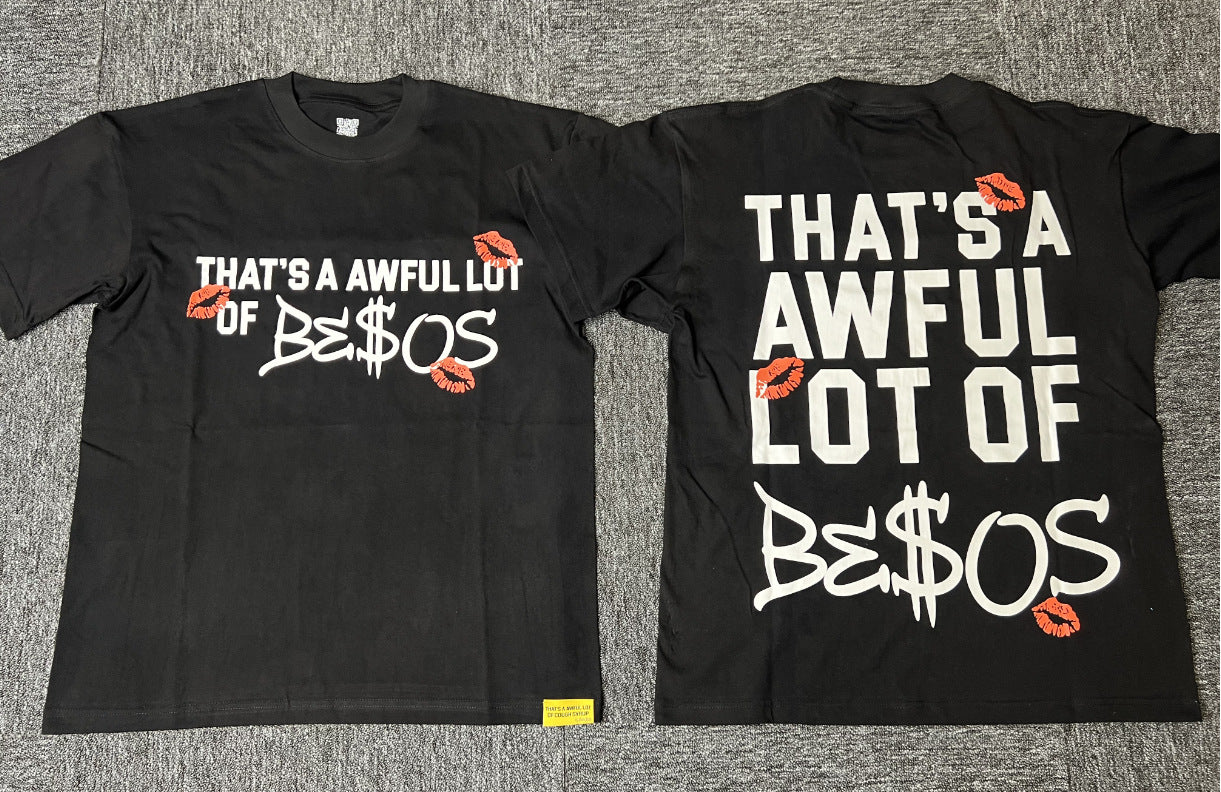 THAT'S AWFUL LOT OF COUGH SYRUP Cotton Crew Neck T-Shirt Short Sleeve