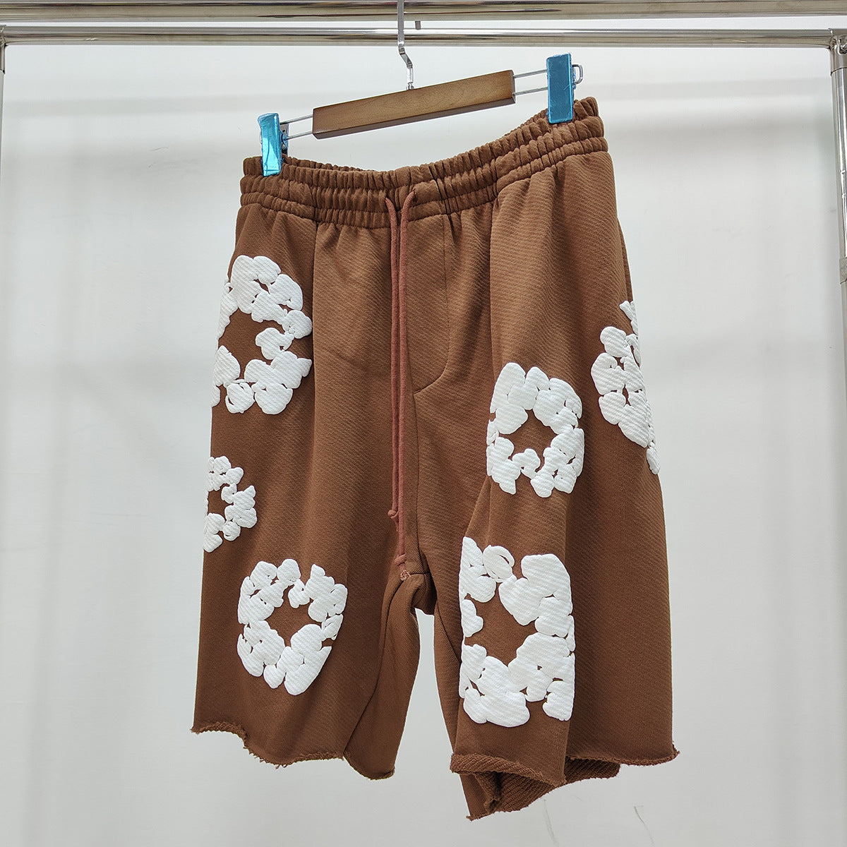 Denim Tears Shorts Full Printed Foam Denim Tears Fifth Pants Tide