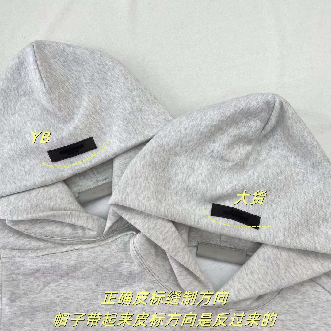 SS22 Top 1:1 Stock X Ess  Fog Fleece Thermal Hoodie Hoodie
