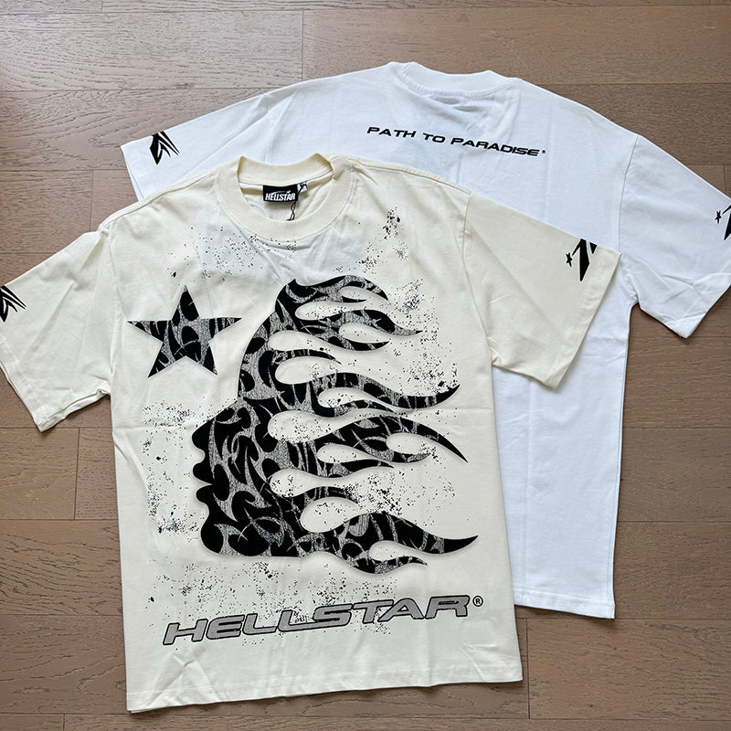 HS577 Hellstar NFC 1:1 100% cotton Tee Short Shirts for men and women